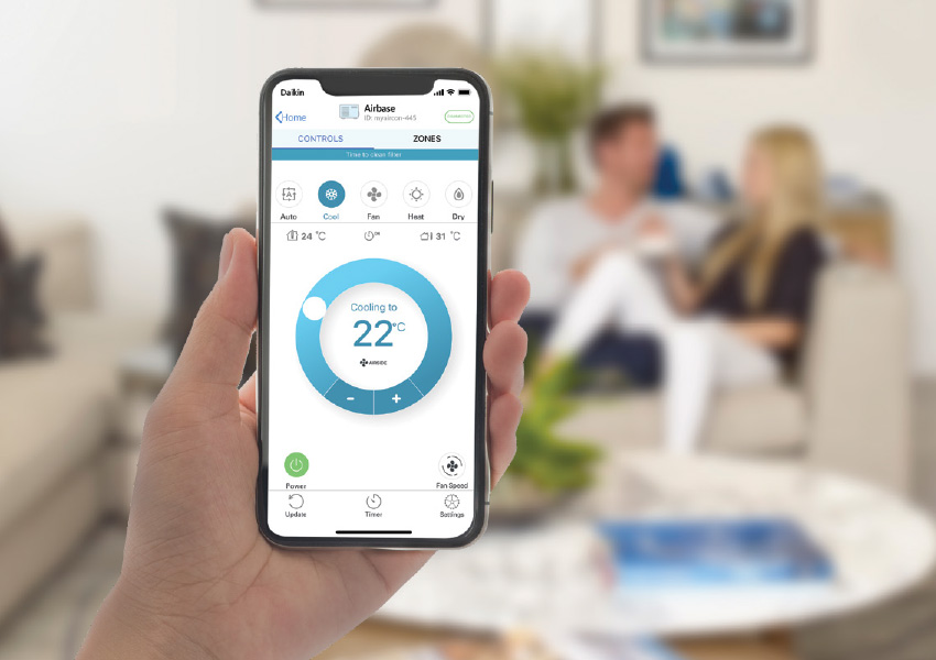 Control for your Ducted system at your fingertips